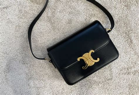 celine triomphe bag worth it|Celine triomphe crossbody bag.